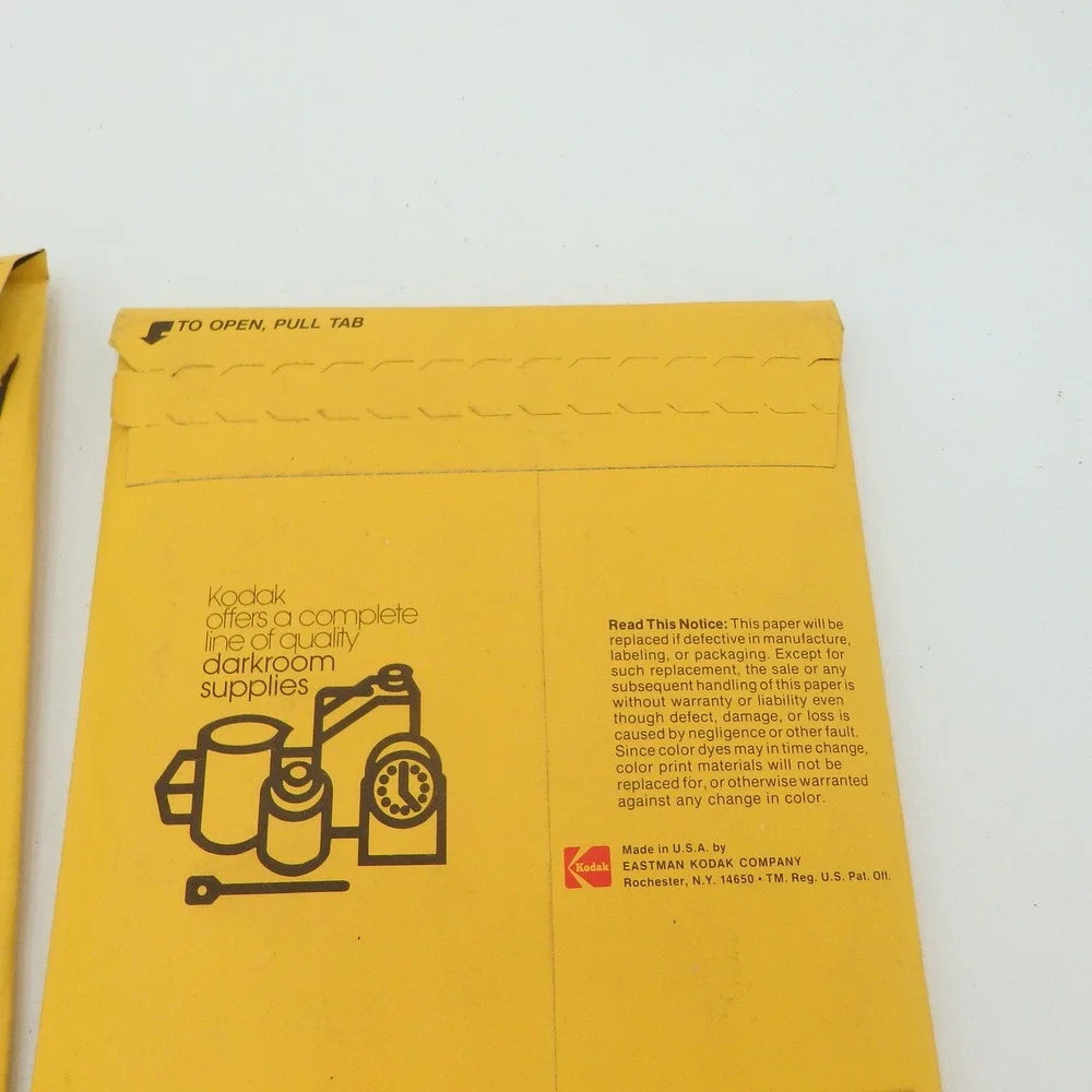 Kodak Polycontrast Photographic Paper 5x7 25 Sheet Single & Double Weight F Pack